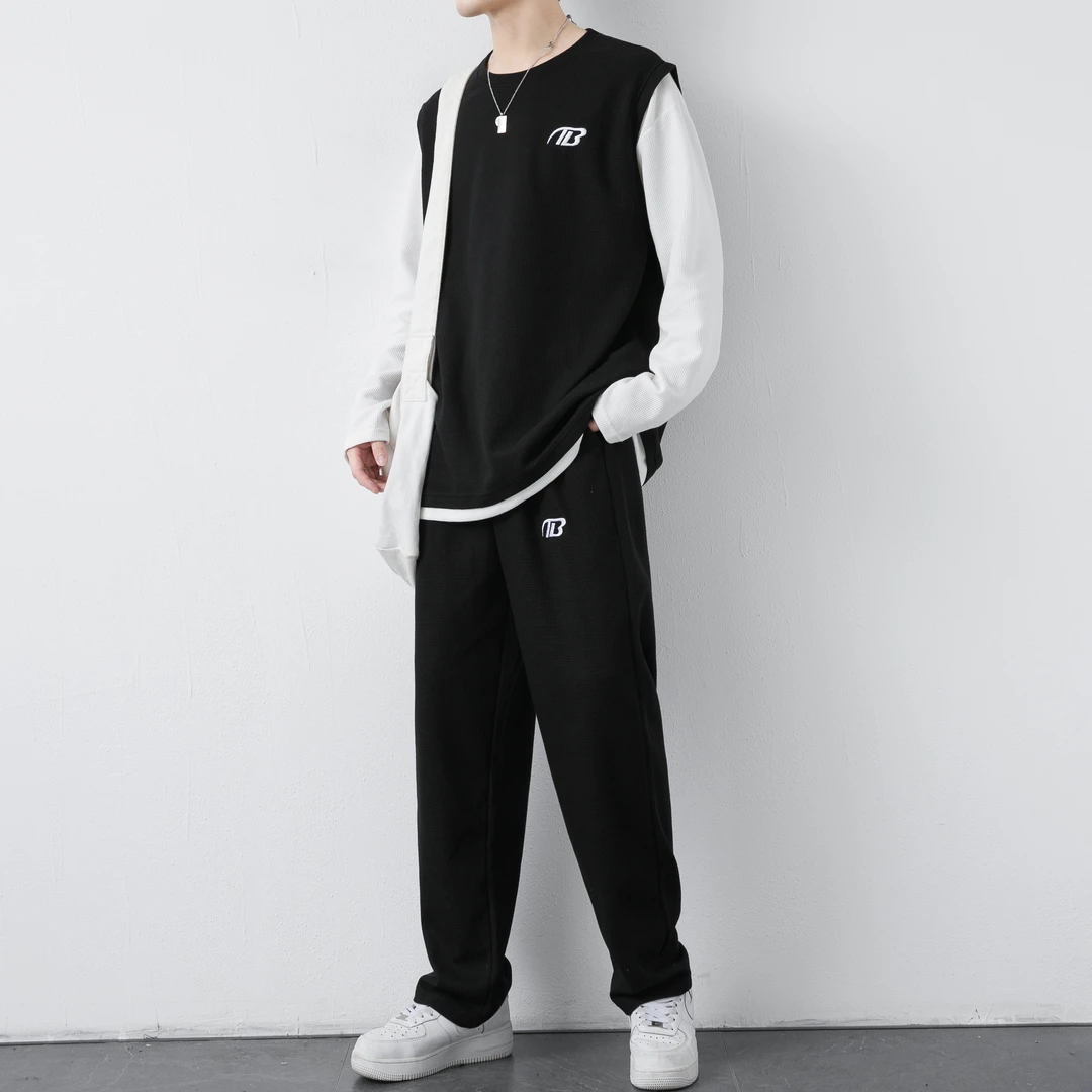 TUCANO/啄木鳥秋冬男士长袖运动针织时尚休闲宽松潮流百搭套装