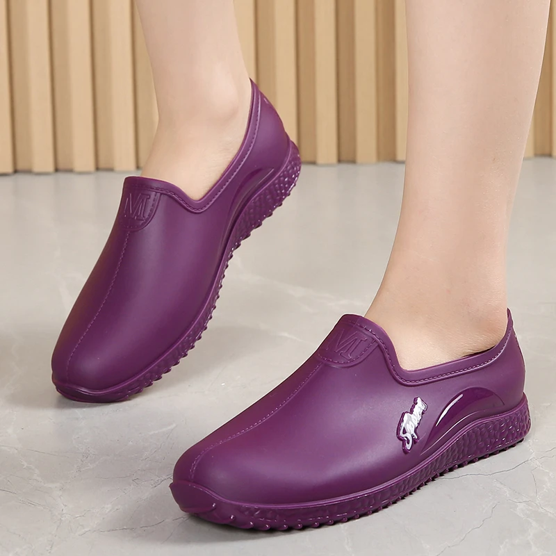 夏季浅口雨鞋女短款时尚雨靴低帮水鞋防水防滑厨房洗车工作胶鞋女