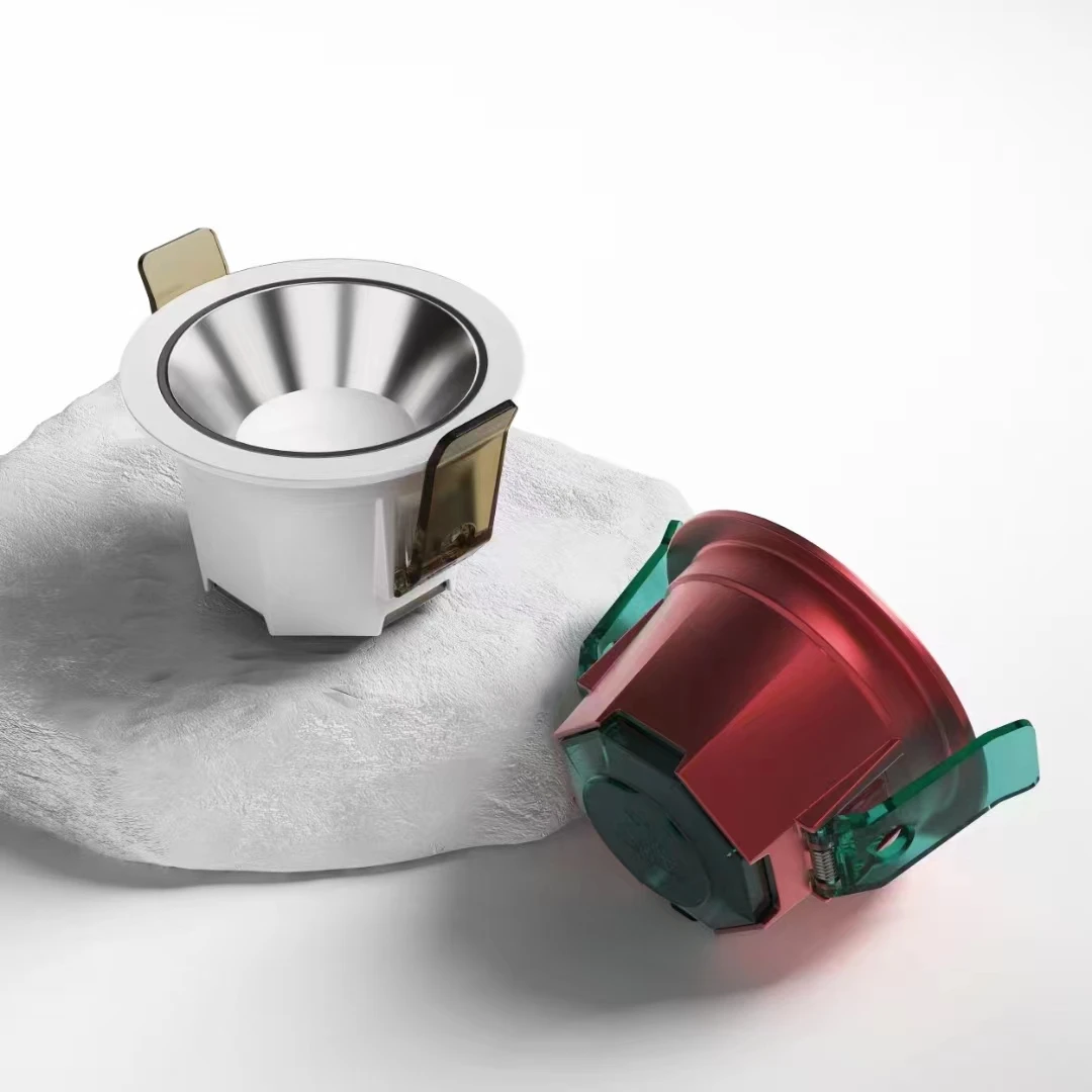 秧木光源客厅家用筒灯嵌入式射灯开孔7.5超亮无主灯简约