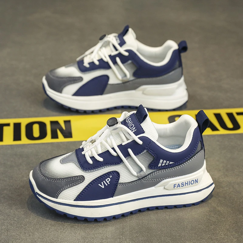 男孩2025春秋款10运动鞋初中小学生12跑步大童13青少年15岁老爹鞋