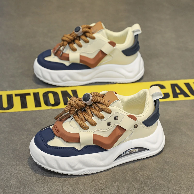 男童鞋2024秋季新款儿童防滑软底运动鞋中大童男孩休闲潮牌老爹鞋