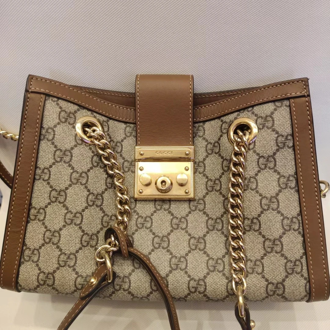 95新 GUCCI/古驰 安洁利严选链条包/zh1216213