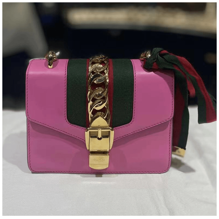 95新 GUCCI/古驰 安洁利田哥链条包/BK0124272