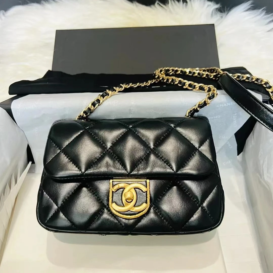 99新 Chanel/香奈儿 安洁利田哥链条包/bk0094503