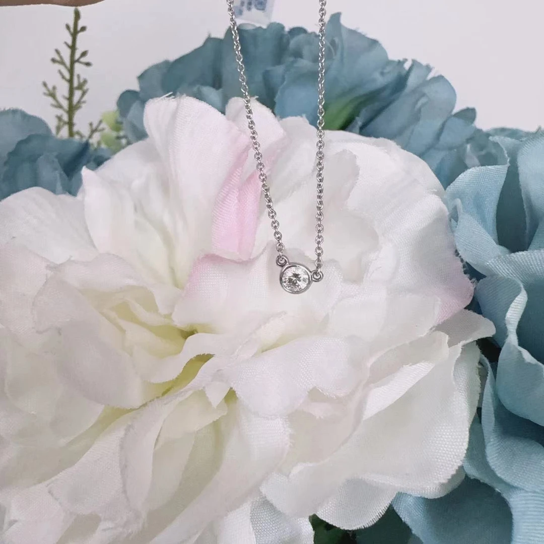 95新 Tiffany & Co./蒂芙尼 安洁利田哥项链/sk0113317