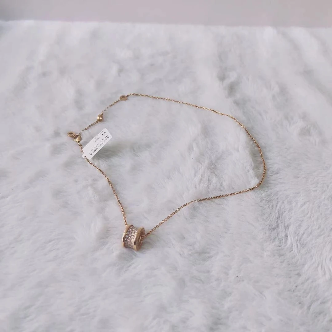95新 BVLGARI/宝格丽 安洁利严选项链/SK0038767
