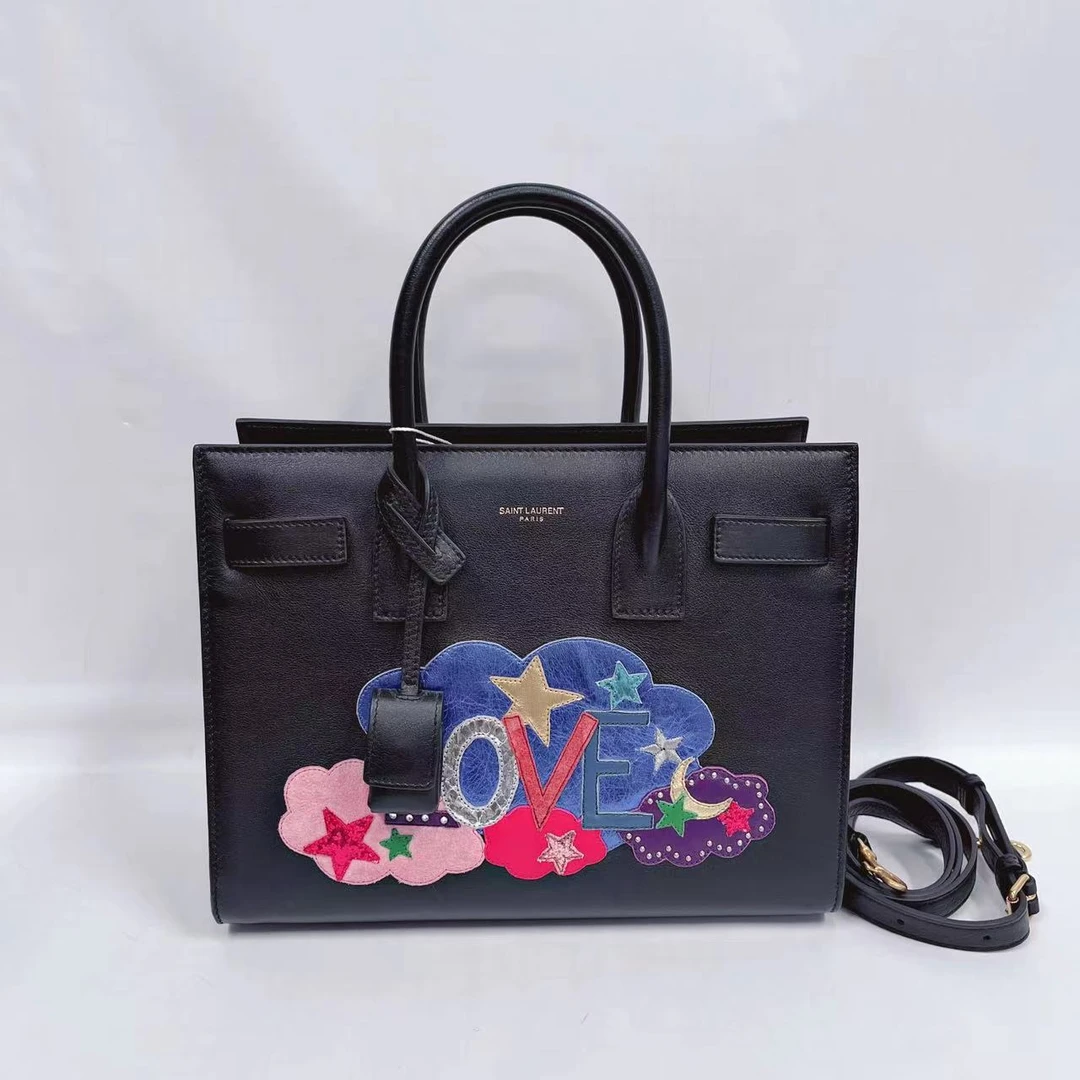 95新 YSL/圣罗兰 安洁利田哥手提包/M123021