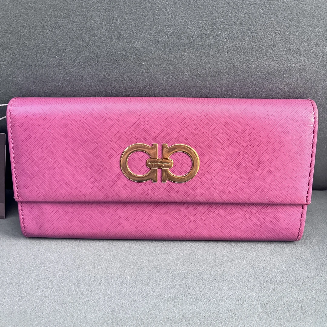 95新 FERRAGAMO/菲拉格慕 安洁利田哥钱包/ZH1219020