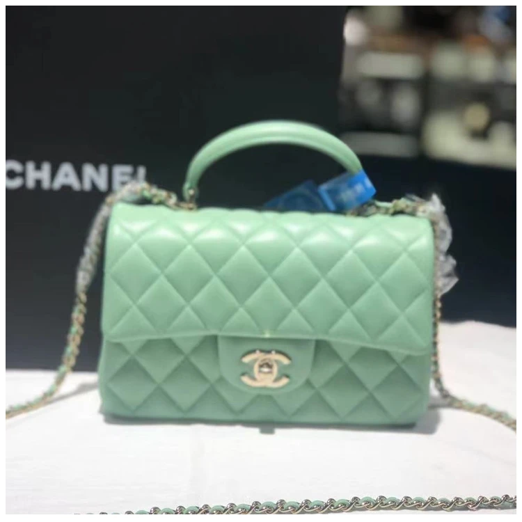 99新 Chanel/香奈儿 安洁利田哥链条包/BK0073990