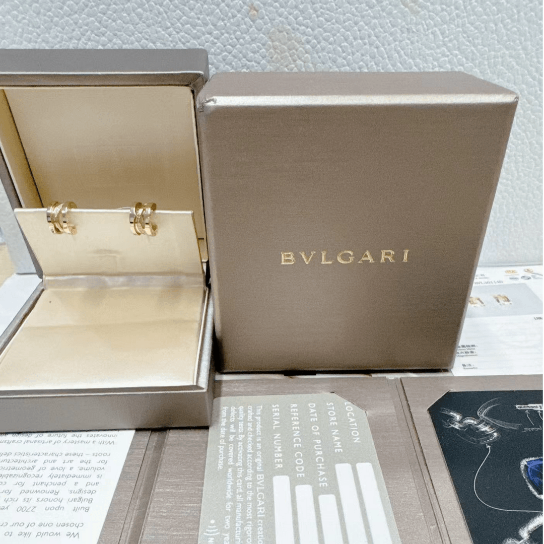 95新 BVLGARI/宝格丽 安洁利严选耳钉/SK0116765
