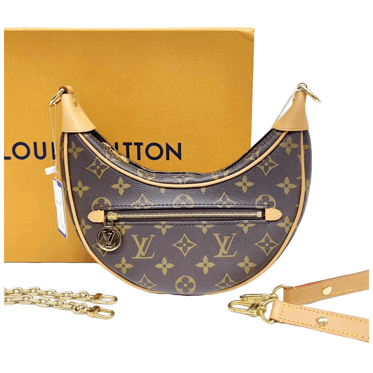 95新 LouisVuitton/路易威登 安洁利田哥月亮包/BK0127386