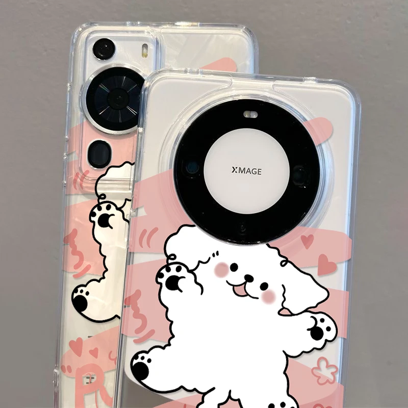 适用华为P30手机壳mate60/p40pro/mate50pro软tpu防摔超薄软套男