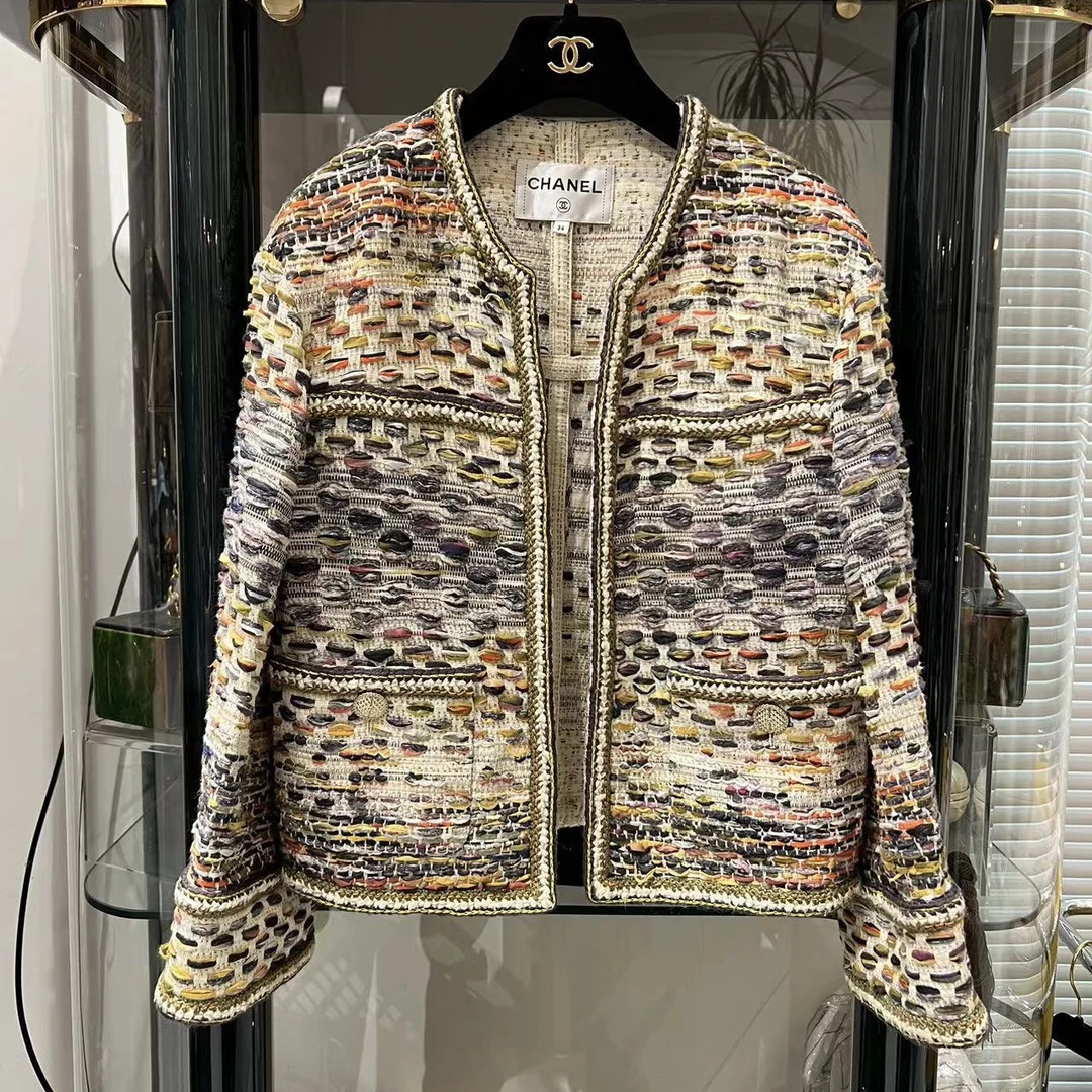 95新  CHANEL 17年古巴经典秀款 重工34码