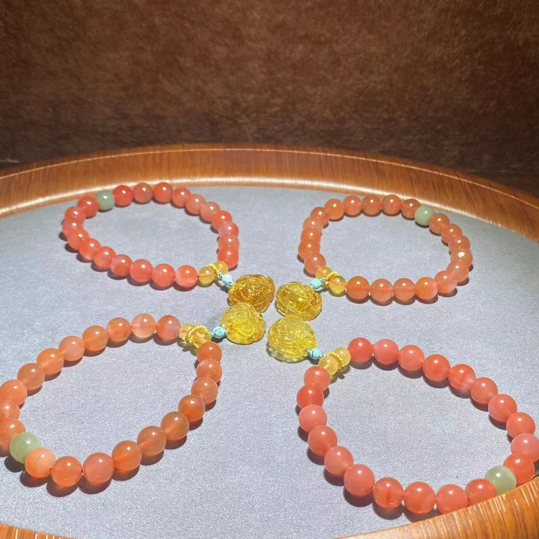 【张老斯珠宝】天然南红玛瑙手串xy135（多样性发货 拍一发一）