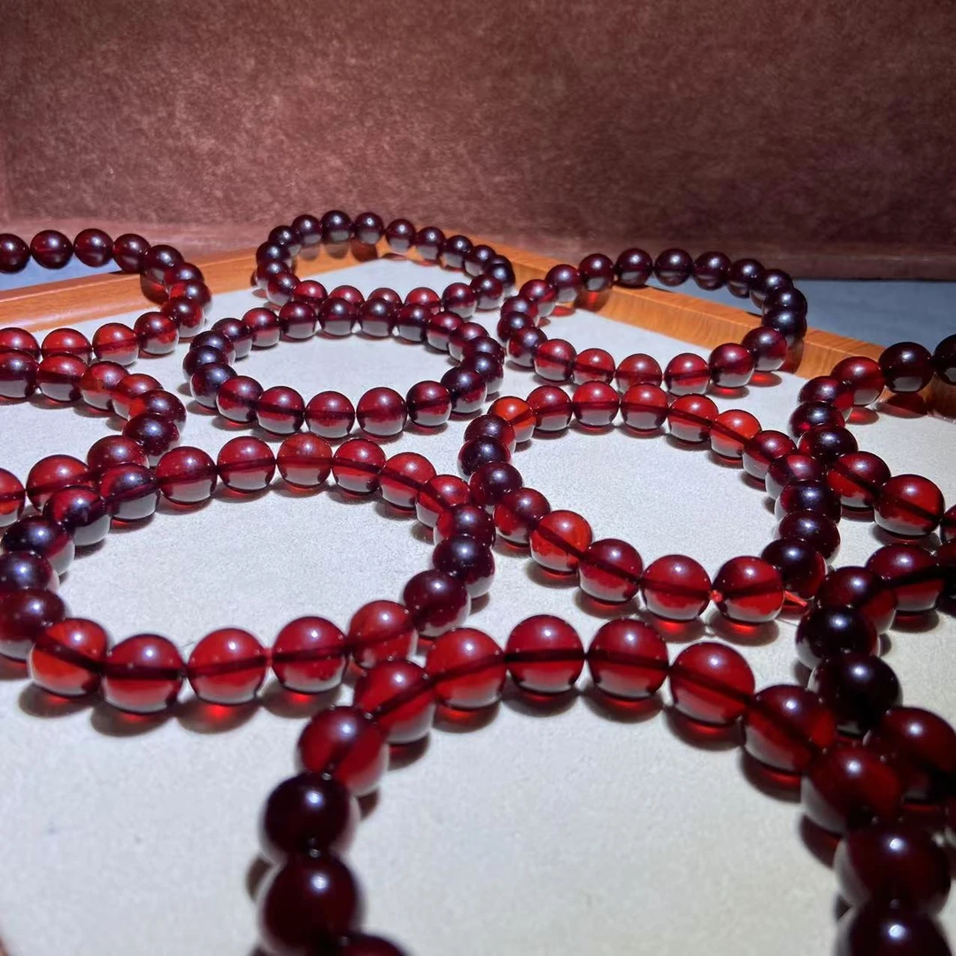 【张老斯珠宝】xy235天然血珀手串（多样性发货 拍一发一）