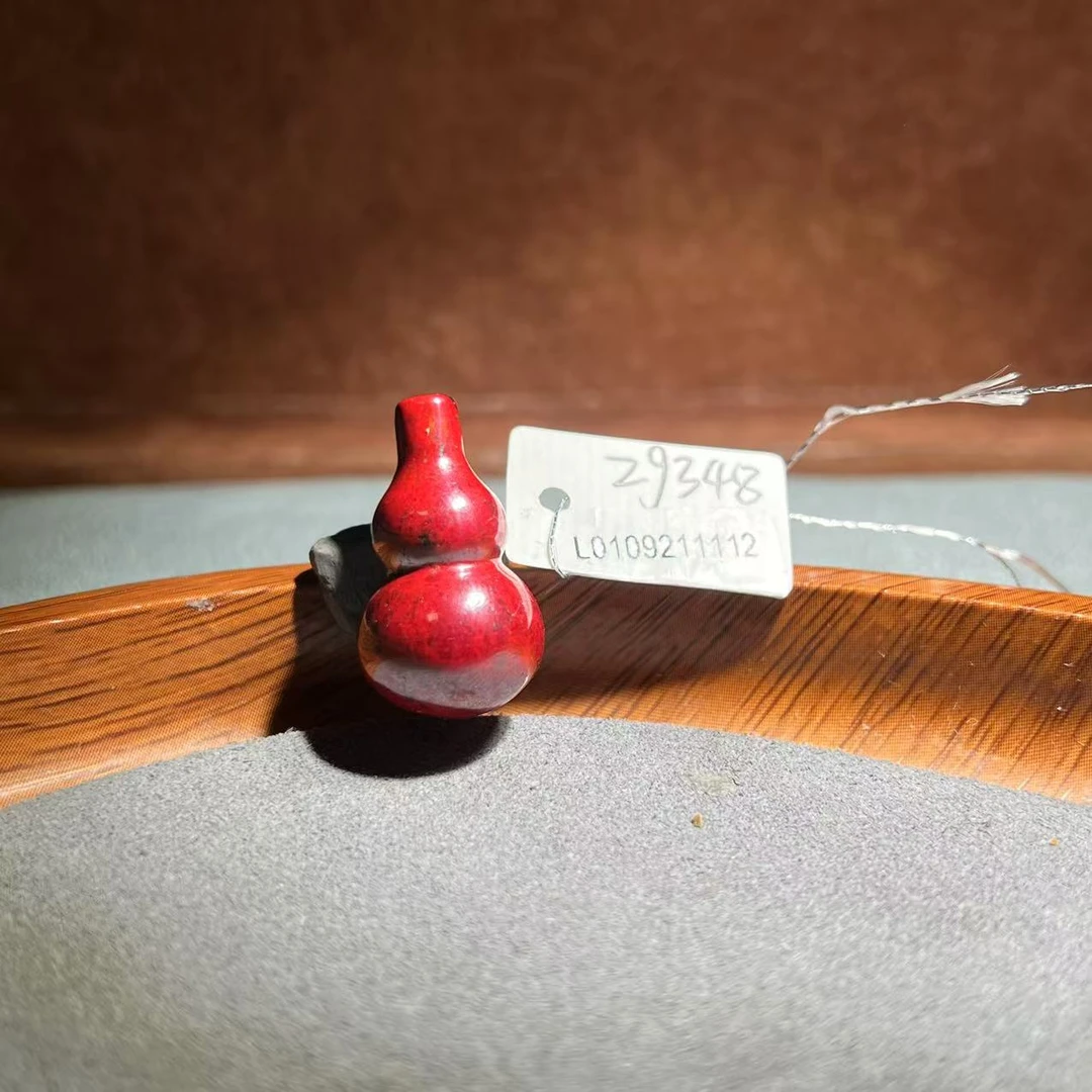 天然辰砂【张老斯珠宝】天然朱砂葫芦吊坠zg348