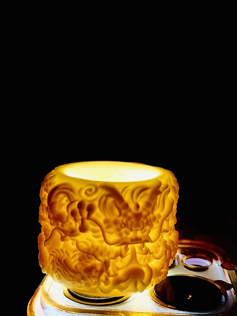 九龙扳指象牙果文玩手把根雕创意礼品