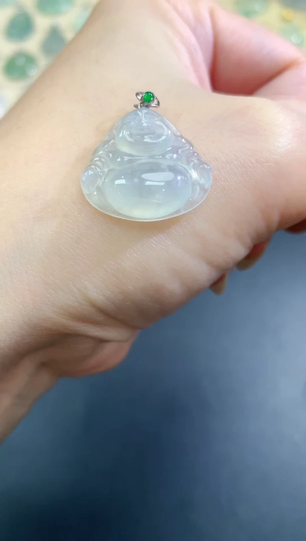 【闪购商品】翡翠吊坠(不含链)18K金镶嵌16佛公|350+0