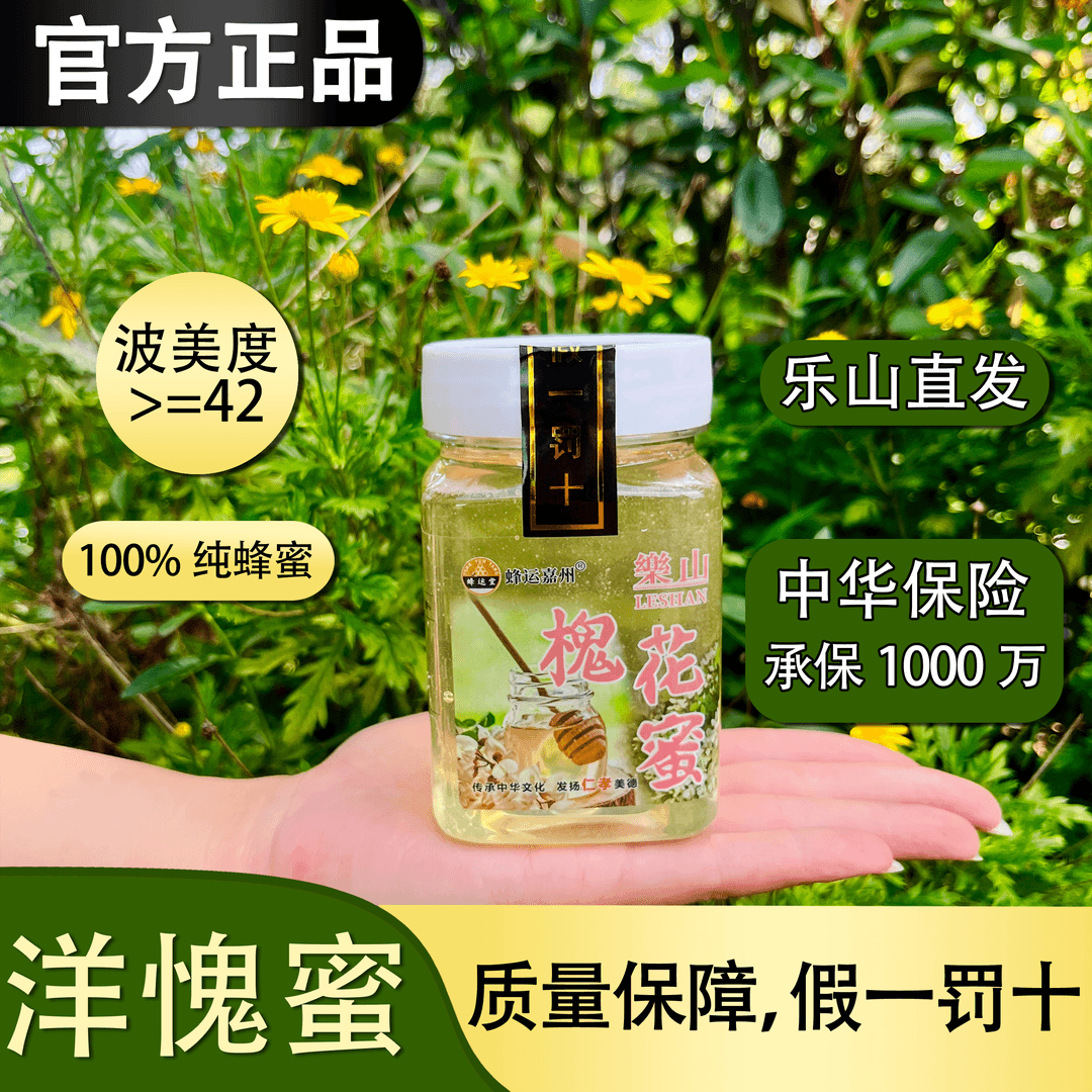 【假一赔十】2024新鲜洋槐蜜 槐花蜜 无添加 蜂场直发 一斤