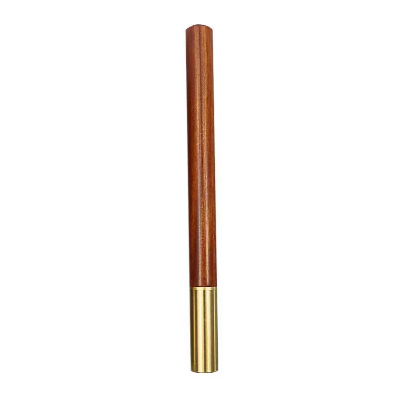 【买一发二】  实木签单笔 长14.5CM，直径1.22  到手2只笔