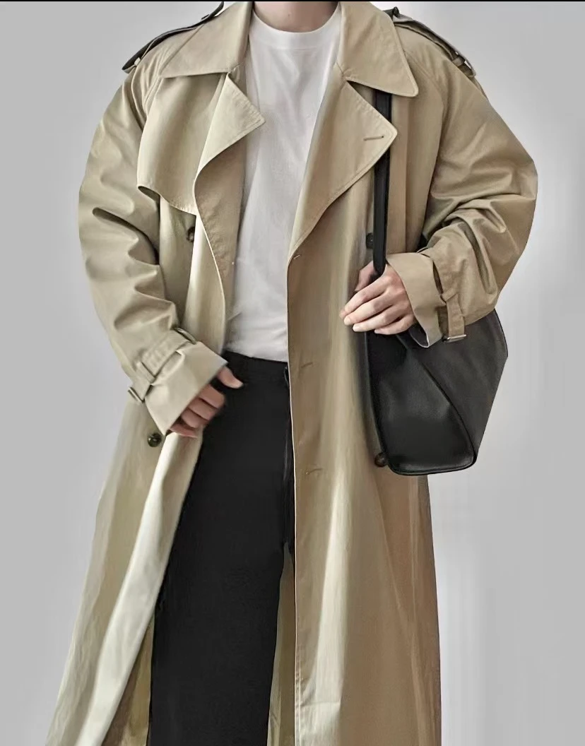 95新 BURBERRY/博柏利 潮奢豆 严选/双排扣腰带款风衣/H11427