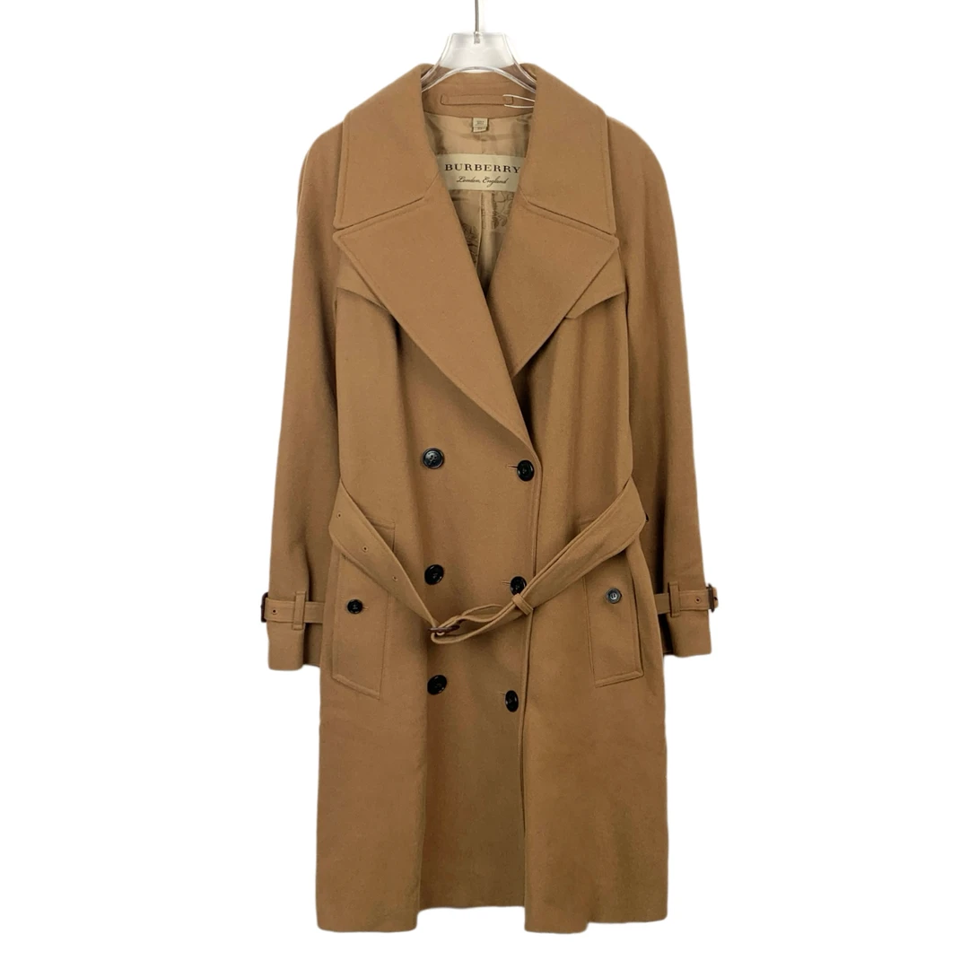 BURBERRY/博柏利 95新/潮奢豆 严选/双排扣腰带款大衣/H9185