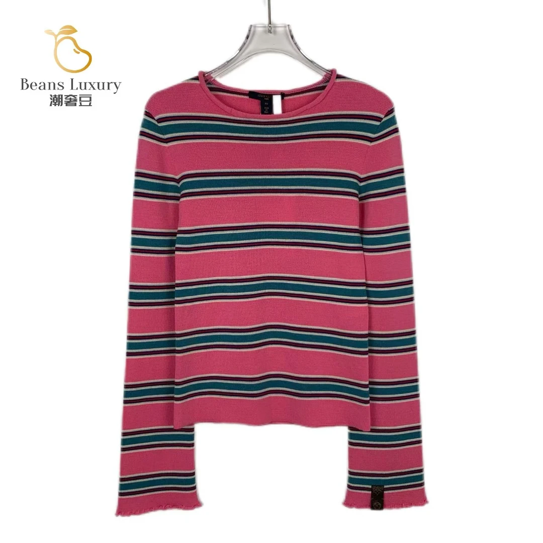 99新 LouisVuitton/路易威登 潮奢豆 严选/条纹圆领毛衣/013144