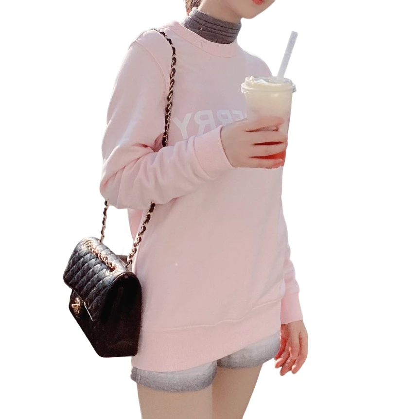 95新 BURBERRY/博柏利 潮奢豆 严选/logo印花圆领长袖卫衣/014186