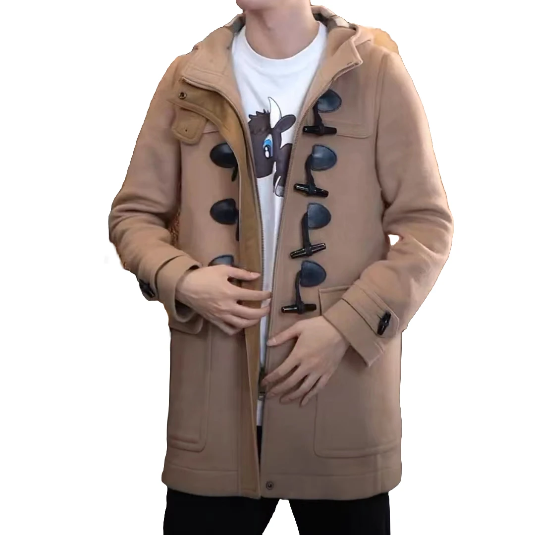 BURBERRY/博柏利潮奢豆 严选/牛角扣大衣外套/95新/005629