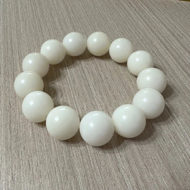 白玉菩提手串18mm大白白