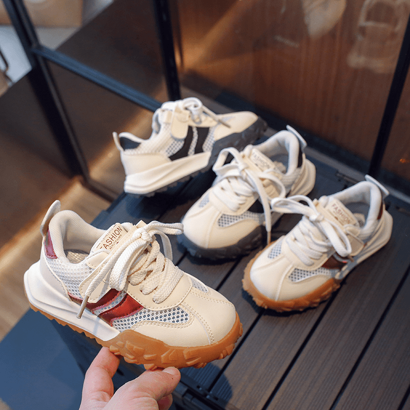 男童鞋运动鞋夏季薄款透气网面中大童儿童老爹鞋2024新款爆款网鞋