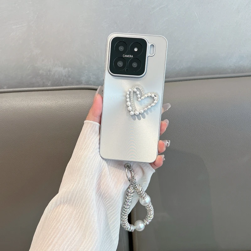 适用小米15手机壳小米15pro新款立体爱心保护壳女款防摔高级感ins