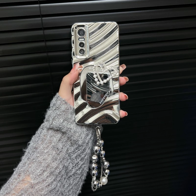 适用于vivoy73s手机壳vivos7e全包vivos7e活力版波纹镜防摔软壳