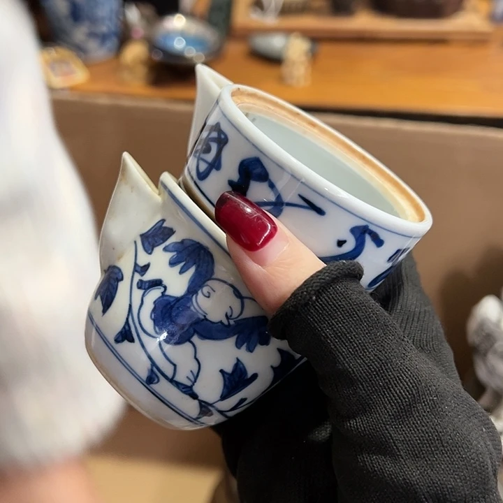 紫砂茶杯密胺瓷中古回流