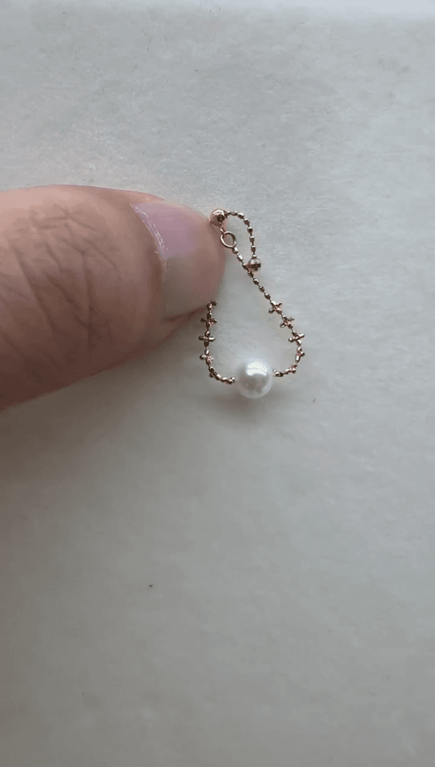 【闪购商品】海水珍珠戒指18K金镶嵌清货