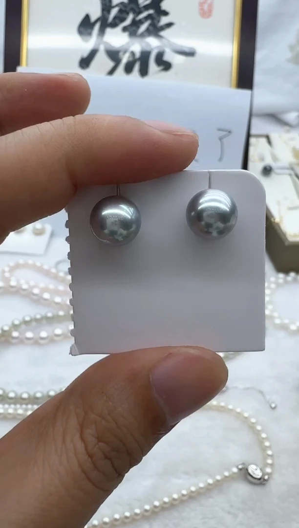 【闪购商品】海水珍珠耳饰18K金镶嵌清货