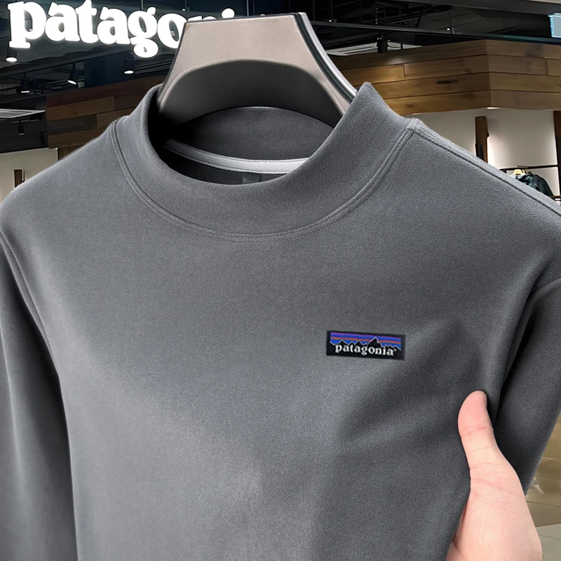 Patagonia巴塔哥尼亚户外运动T恤秋冬抓绒保暖休闲百搭半高领卫衣