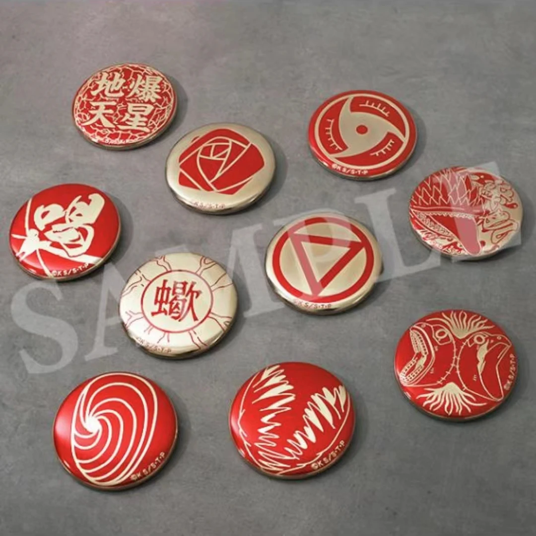 【代拆】火影忍者 晓组织 名场面方徽章+金属徽章盲盒