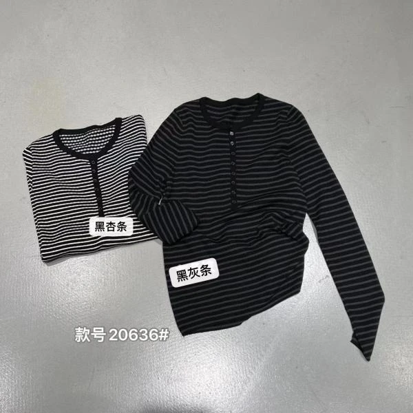 杨杨 潇家-条纹针织衫20636