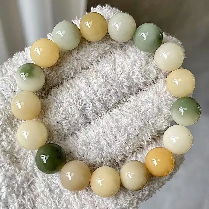 天然菩提根多宝菩提单圈古风绕指柔手串福利款高油高密菩提籽圆珠