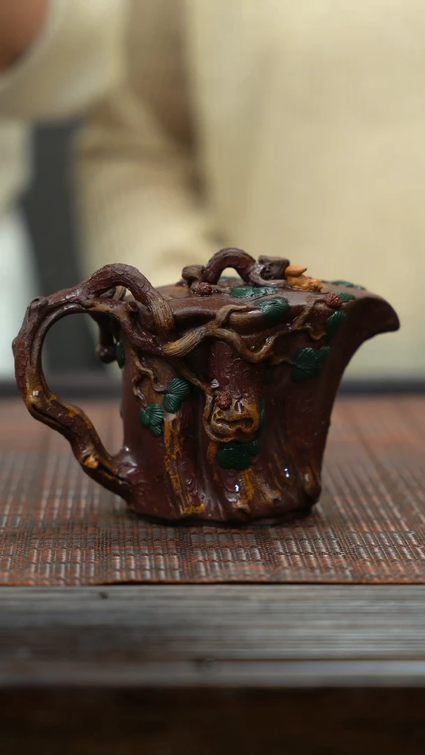 【闪购商品】紫砂茶壶松桩紫砂 xs