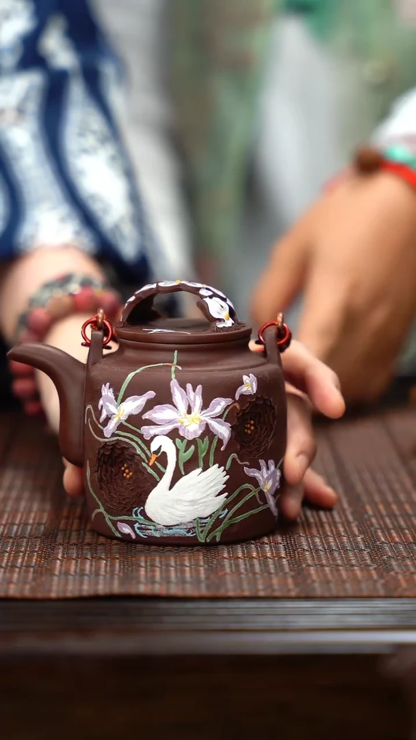 【闪购商品】紫砂茶壶信任游戏 花帽