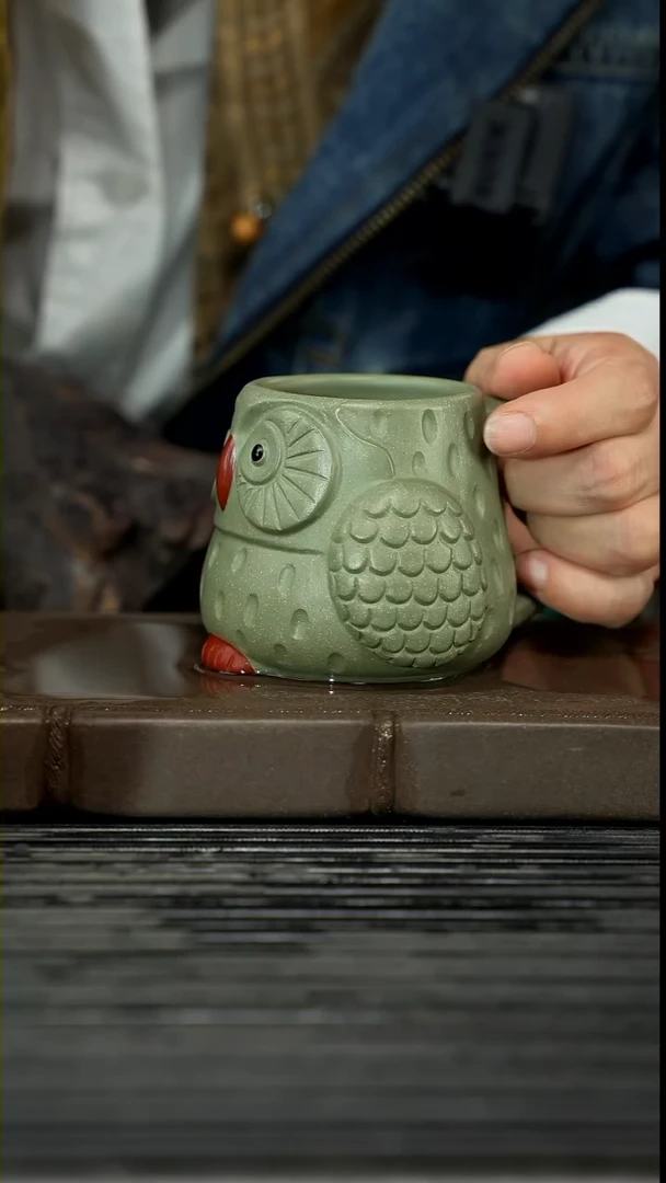【闪购商品】紫砂茶壶猫头鹰