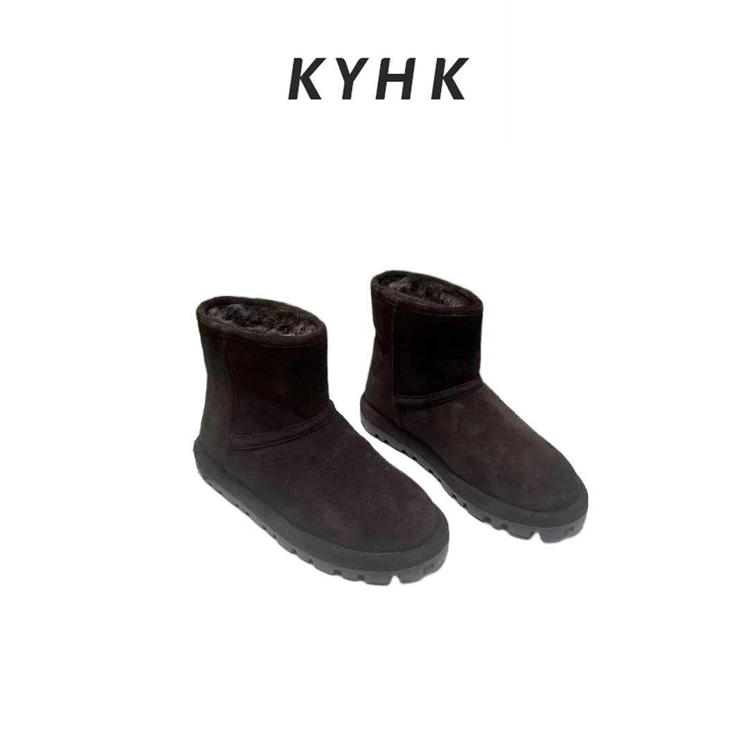 KYHK休闲经典加绒平底雪地靴241121