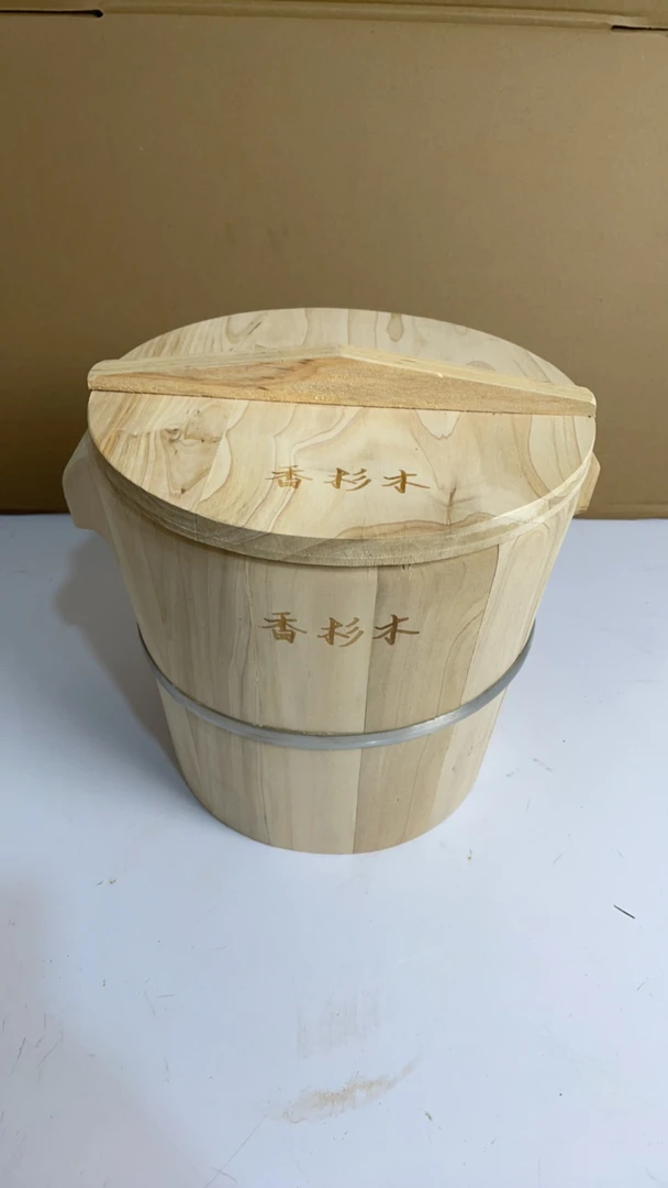 贵州杉木饭甑子手工家用木桶饭木饭桶（抬手款）木制木甑子蒸米