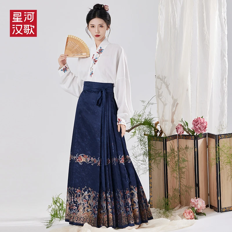 星河汉歌（陈三愿）2025春季新款高端明制传统女装中国风汉服马面裙