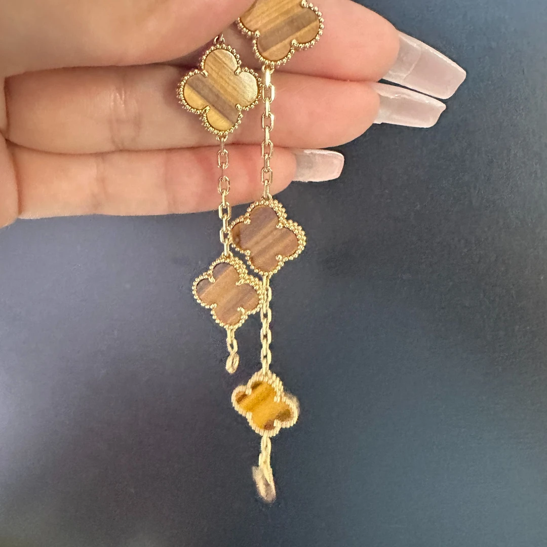 18k金虎眼石k黄手链