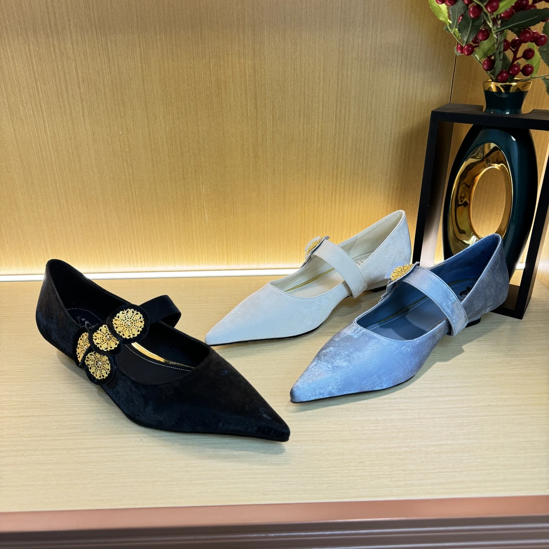 【拿破仑之水】QX时髦高跟尖头百搭女鞋气质浅口中跟女鞋C-432白色