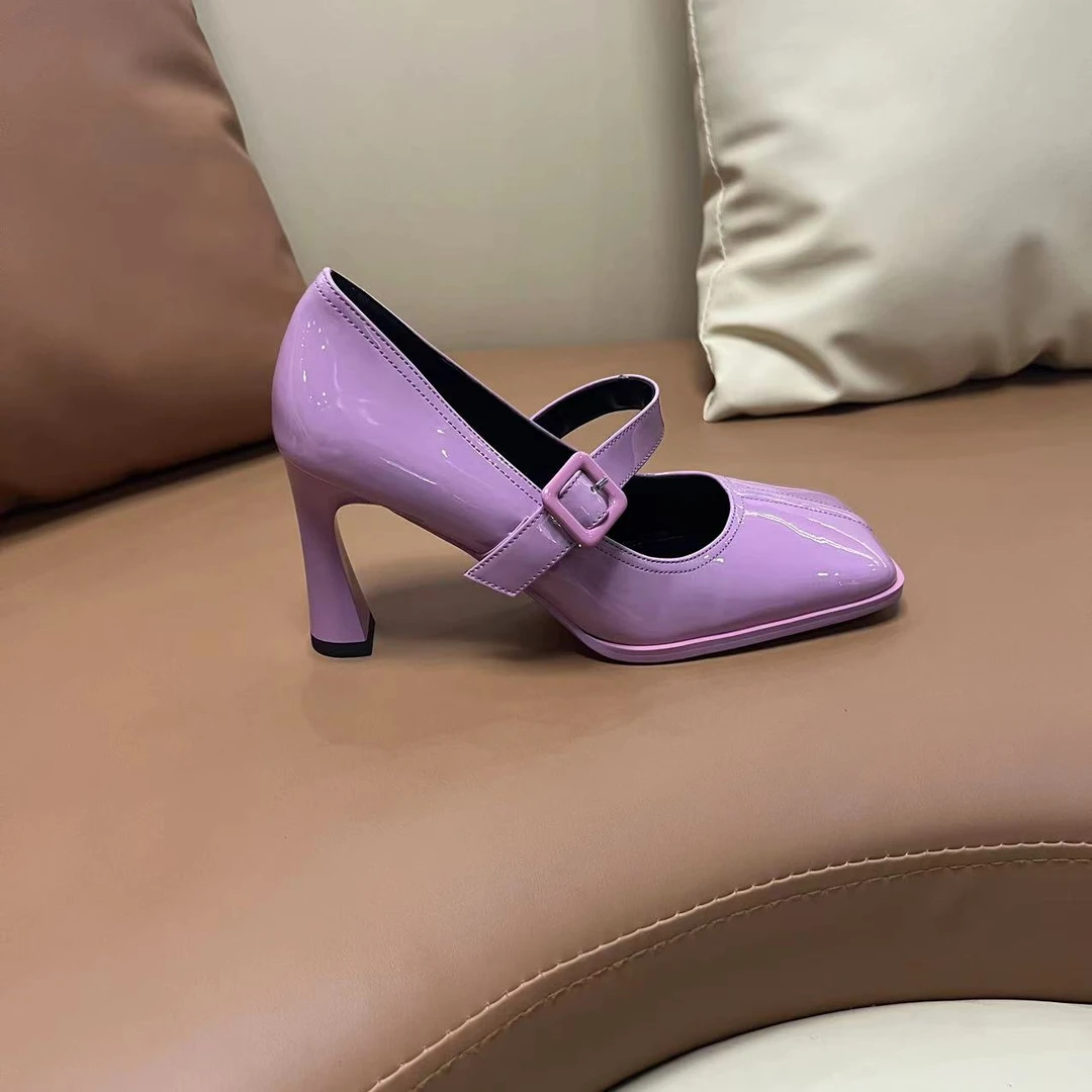 DJ时尚单鞋-A972粉