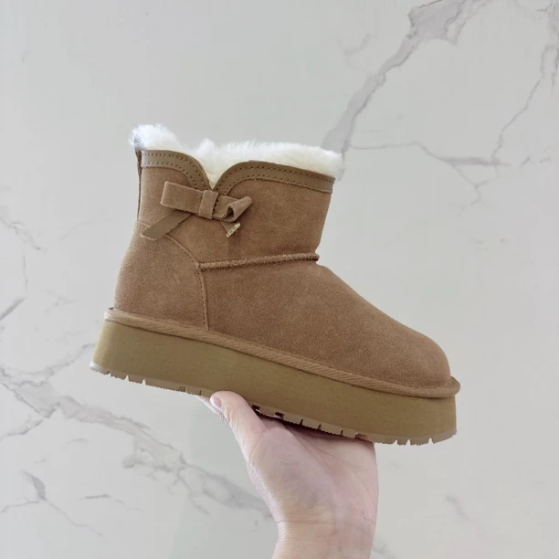 2024冬季新款轻底防滑加厚雪地棉女款雪地靴